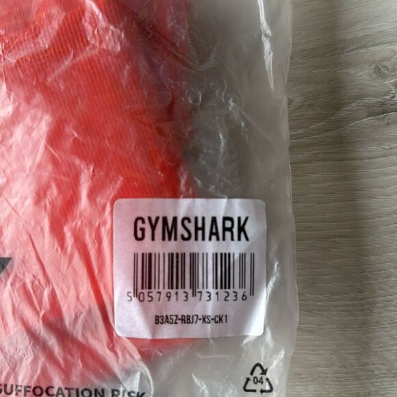 Gymshark Adapt Marl Seamless Leggings Size XS Pepper Red/Zesty Orange NWT‎ - Picture 7 of 7